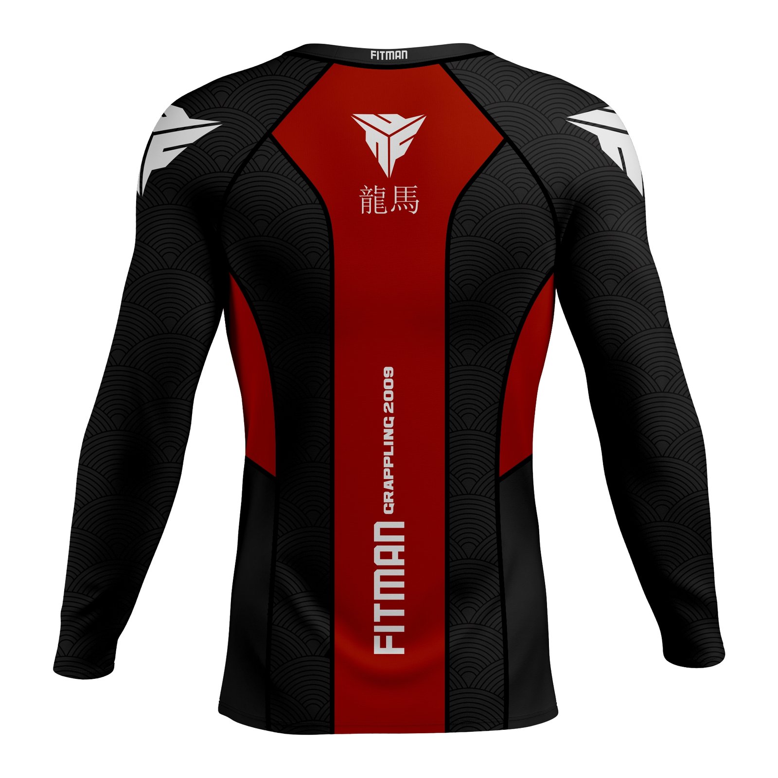 Moisture-wicking long sleeve rash guard