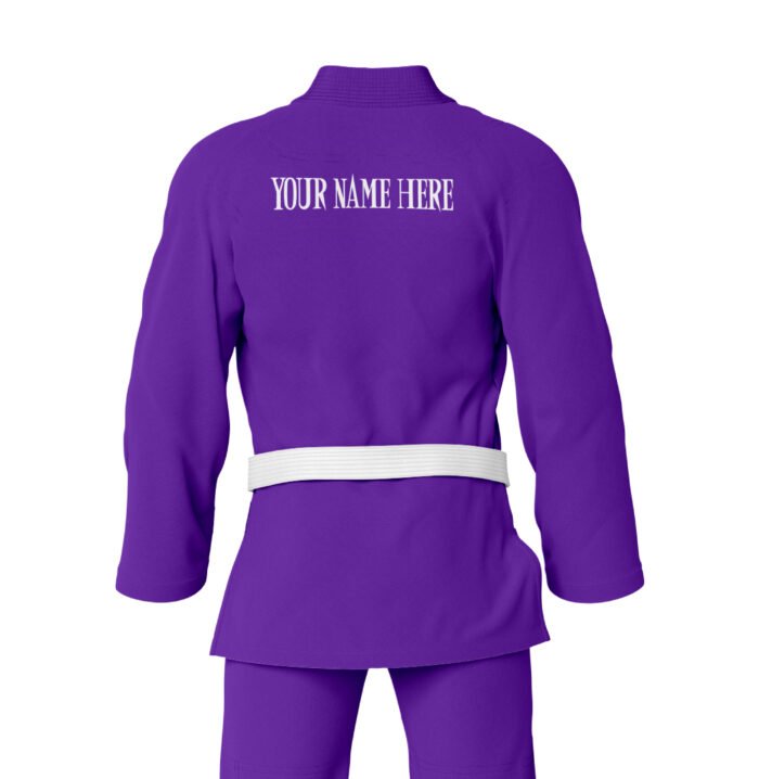 Custom Name/Logo Purple Brazilian Jiu Jitsu Gi (BJJ GI)