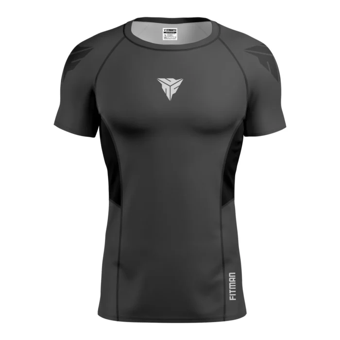 BJJ Ranked Rash Guard Grey