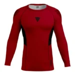 Red & Black Ranked BJJ Rash Guard by Fitman