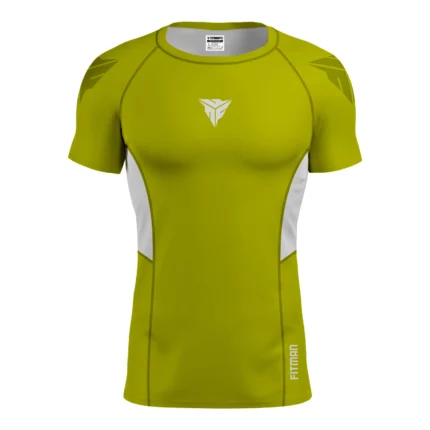 Neon BJJ Ranked Rash Guard