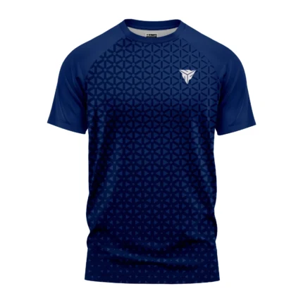 Custom Short Sleeve  Dryfit tshirt Blue
