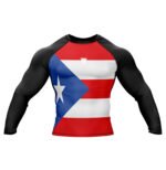 Puerto Rico Patriotic Rash Guard