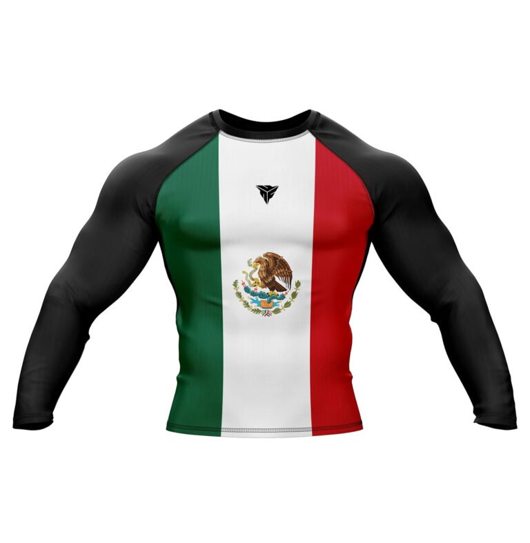 Mexico Patriotic Rash Guard