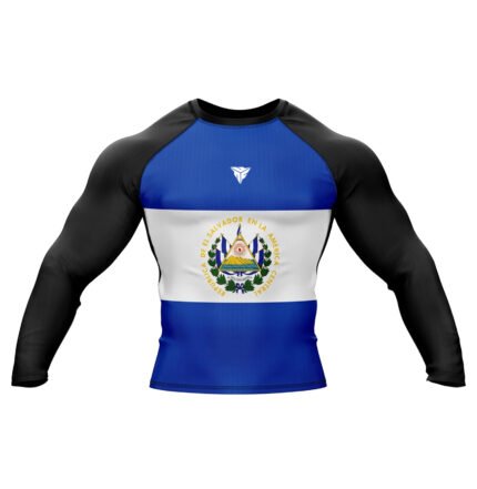 El Salvador Flag Rash Guard