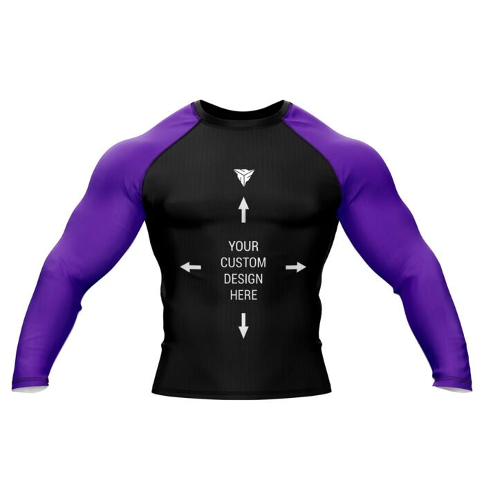 Exclusive Custom Purple Rashguard / Compression Top