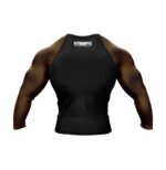 Exclusive Custom Brown Rashguard / Compression Top