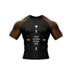 Exclusive Custom Brown Rashguard / Compression Top