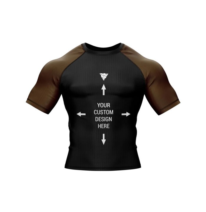 Exclusive Custom Brown Rashguard / Compression Top