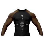 Exclusive Custom Brown Rashguard / Compression Top