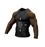 Exclusive Custom Brown Rashguard / Compression Top