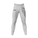 Custom compression pants black athletic performance leggings with team logo customization