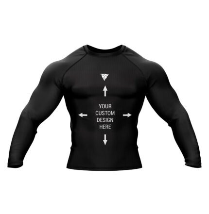 Exclusive Custom Black Rash Guard / Compression Top