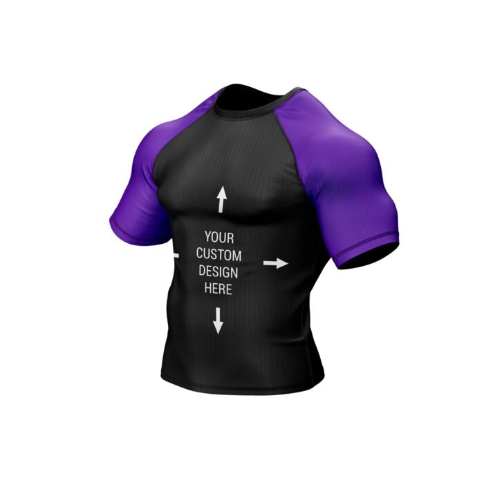 Exclusive Custom Purple Rashguard / Compression Top
