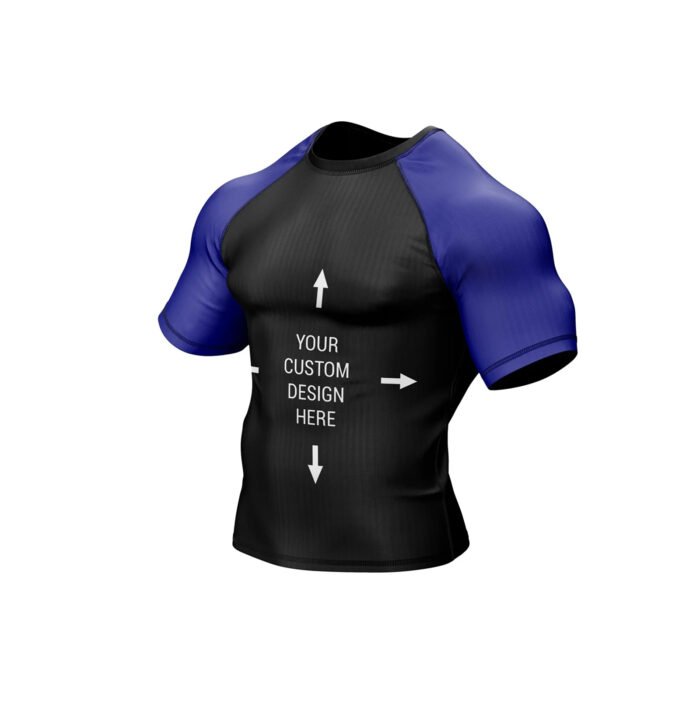 Exclusive Custom Blue Rashguard / Compression Top