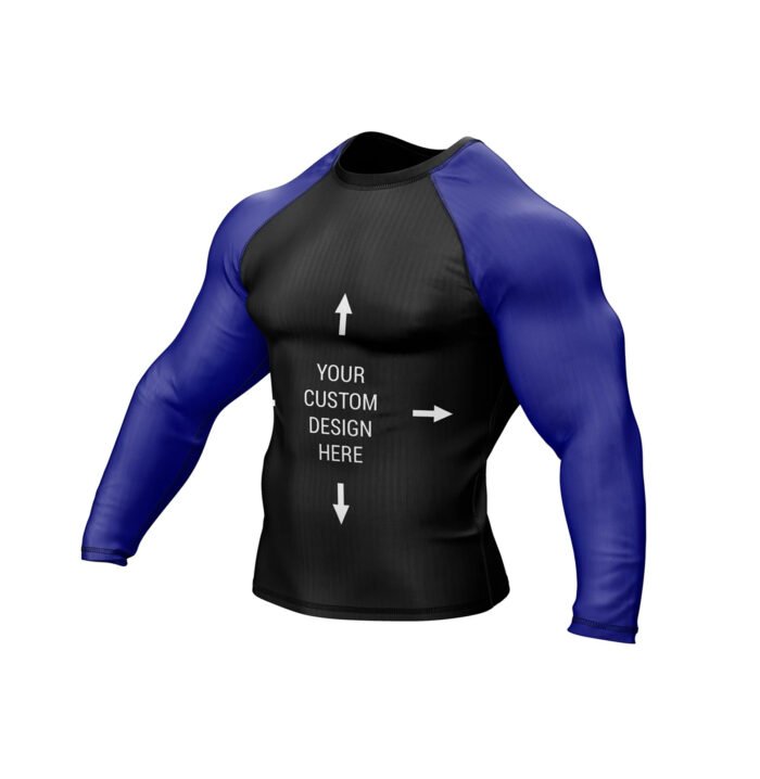 Exclusive Custom Blue Rashguard / Compression Top